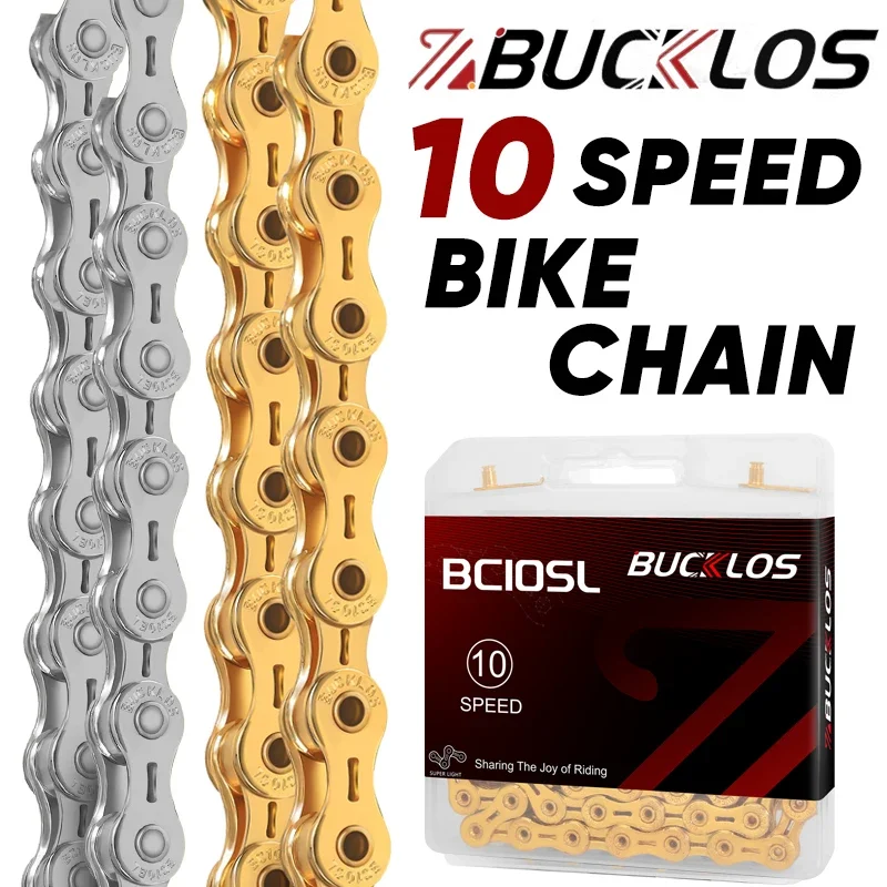 Mountain Biking Bc - BUCKLOS 10 hız bisiklet zinciri dayanıklı