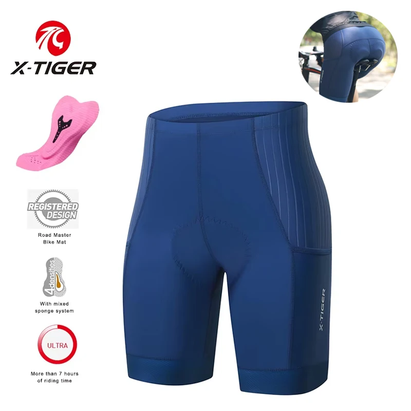 Mountain Biking Pants Women - X-TIGER kadın Bisiklet Şort Önlük Şort