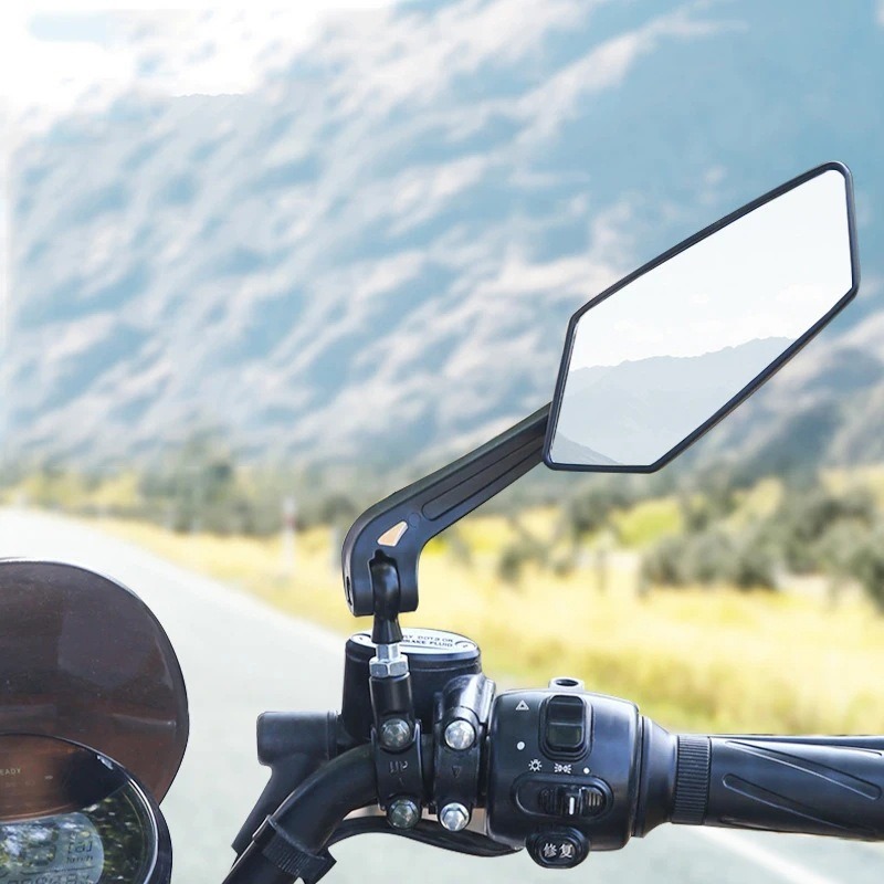 Mountain Biking Definition - Dikiz aynası yüksek çözünürlüklü düz lens