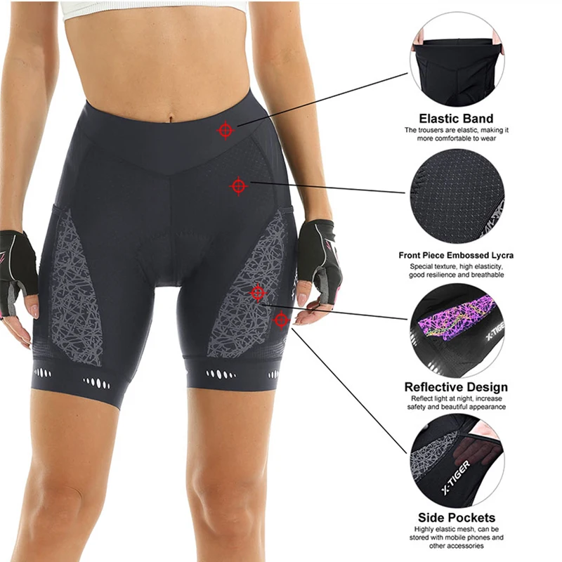 X-TIGER kadın bisiklet şort yo - Mountain Biking Shorts Women incelemesi ve fiyatı