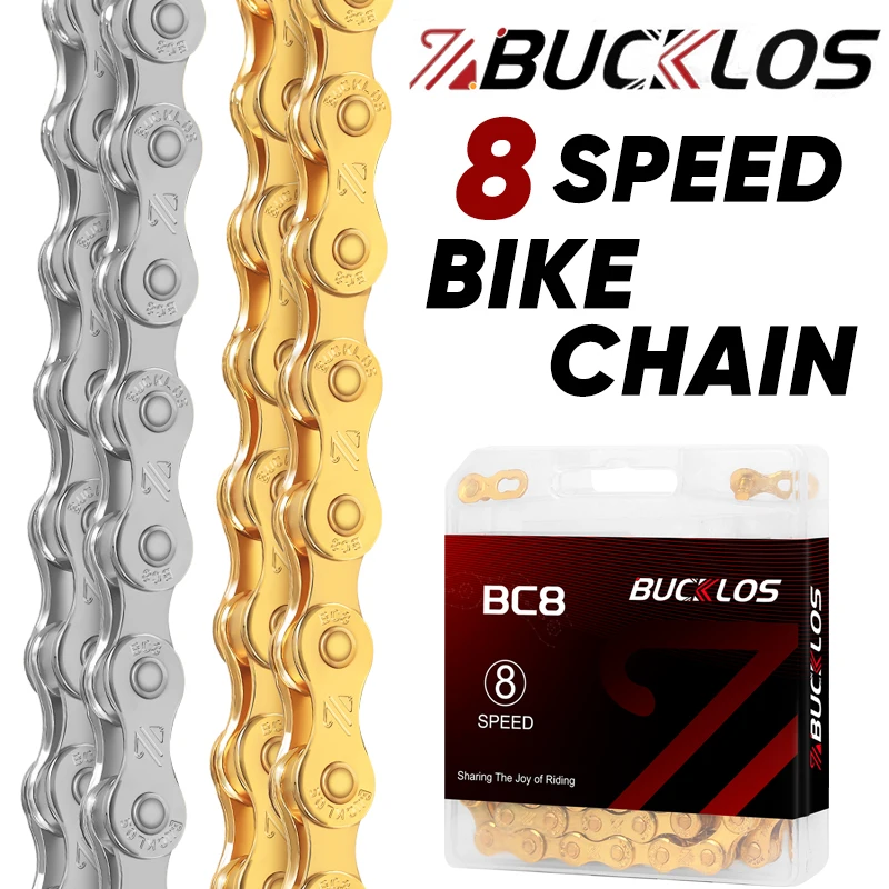 BUCKLOS 8 hız bisiklet zinciri - Mountain Biking Bc incelemesi ve fiyatı